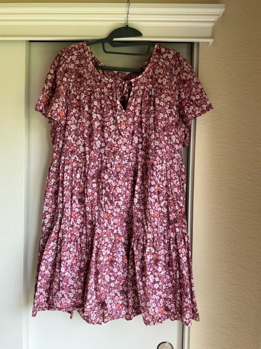 Lucky Brand Pink Floral Mini Dress